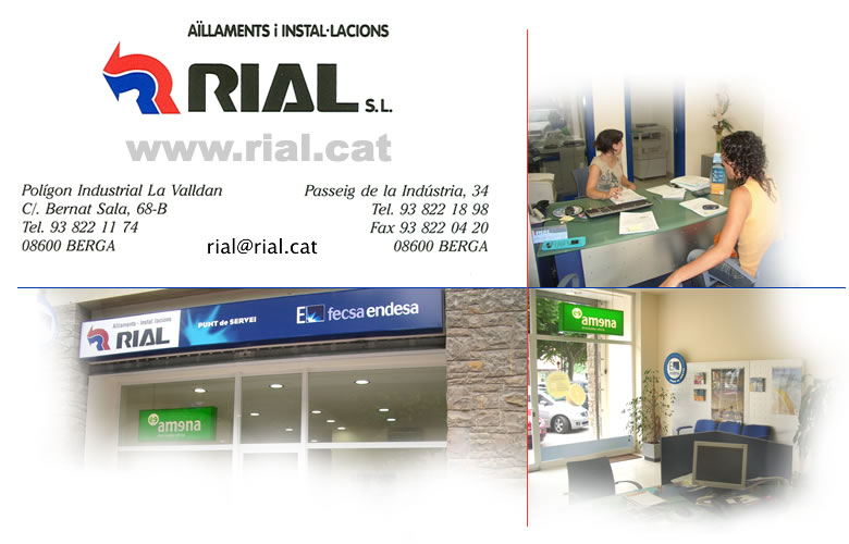 A&Iuml;LLAMENTS I INSTAL&middot;LACIONS RIAL